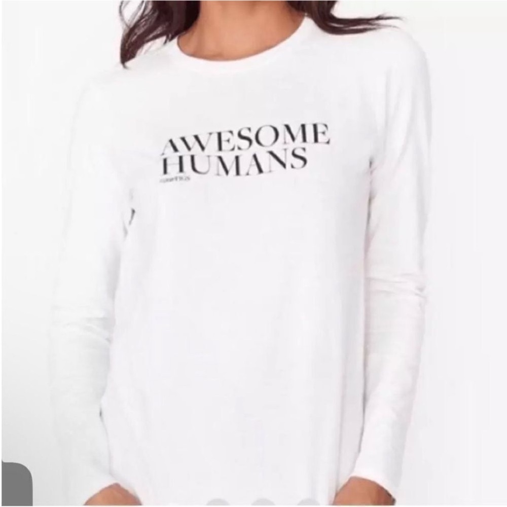 NWT ‘Awesome Humans' wear FIGS long sleeve shirt